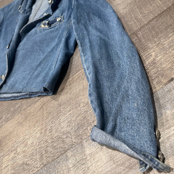 HAIKS BRAIDED DENIM jacket W/ bedazzle - Picture 5 of 8